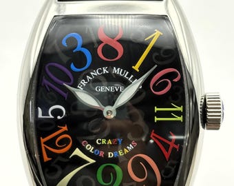 Vintage Franck MulLer Geneve Crazy Color Dream Master Of Complication Automatic Men's Wrist Watch Free Shipping