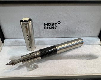 Vintage Montblanc Great Characters Mahatma Gandhi Special Limited Edition Fountain Pen With Box