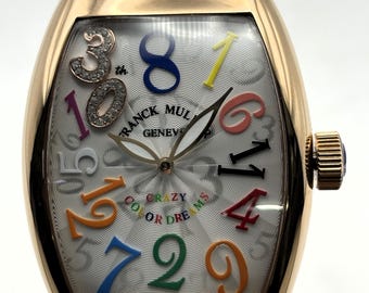 Vintage Franck MulLer Geneve Crazy Color Dream Master Of Complication Automatic Men's Wrist Watch Free Shipping