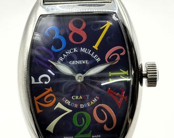 Vintage Franck MulLer Geneve Crazy Color Dream Master Of Complication Automatic Men's Wrist Watch Free Shipping