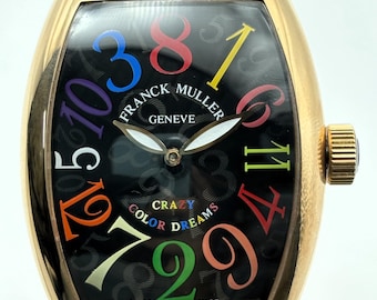 Vintage Franck MulLer Geneve Crazy Color Dream Master Of Complication Automatic Men's Wrist Watch Free Shipping