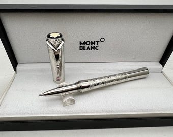 Vintage Montblanc Monaco Princess Grace Kelly Special Limited Edition Rollerball Pen With Box