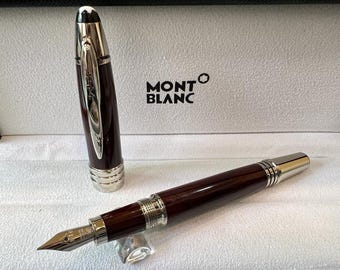 Vintage Montblanc John F Kennedy Special Limited Edition Fountain Pen With Box