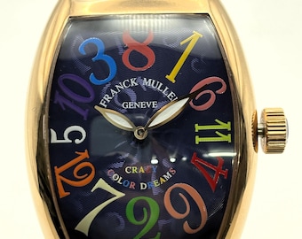 Vintage Franck MulLer Geneve Crazy Color Dream Master Of Complication Automatic Men's Wrist Watch Free Shipping