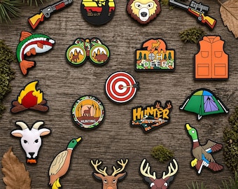 Hunting Adventure Charms, Wildlife, Camping, Outdoor Exploration Accessories