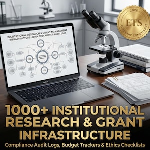Institutional Research Grant Management Bundle 1000 IRB-efterlevnadschecklistor Labbsäkerhetsformulär
