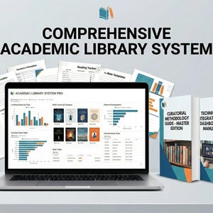 Personal Library Collection Tracker: Academic Book Gallery Dashboard, Curated Reference Organizer Excel.