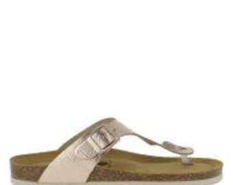 PLAKTON Elefonte lame - rose womens sandals