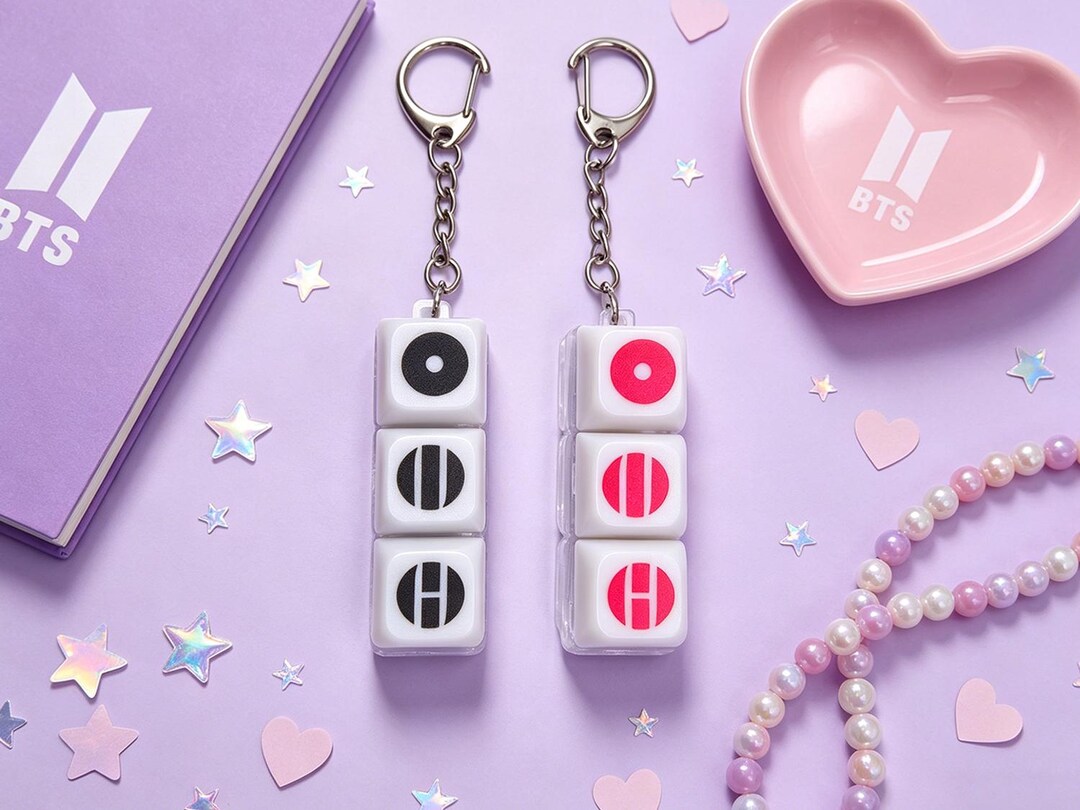 Personalized BTS Arirang Keychain Clicker ARMY Fan Gift Keycap Keychain ...