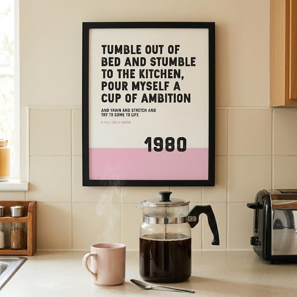 Dol!y Parton Lyric Art Prints - JAM Artworks