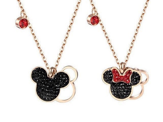 Mickey Mouse Disney Necklace Minimal 