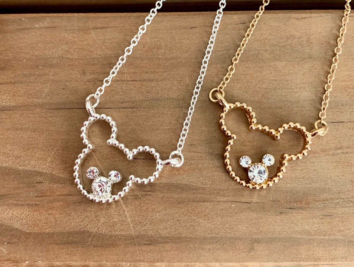 Mickey Mouse Disney Necklace Minimal 