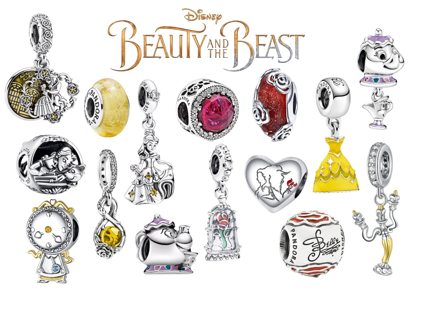 La Bella y la Amuleto de cuentas de Mickey Mouse - Etsy España