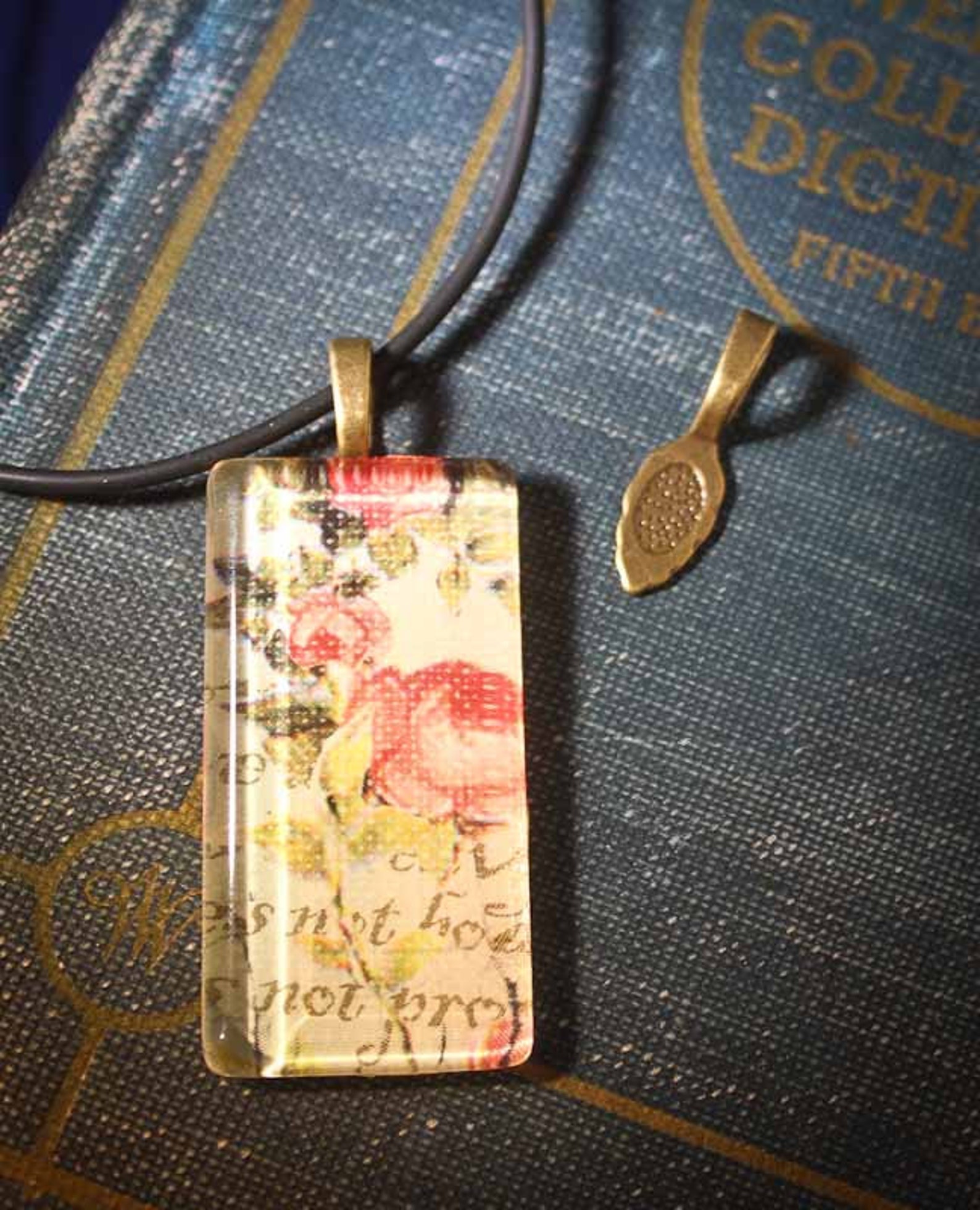 Large glue on Necklace Bails jewelry making bails 26 mm x 7 Etsy