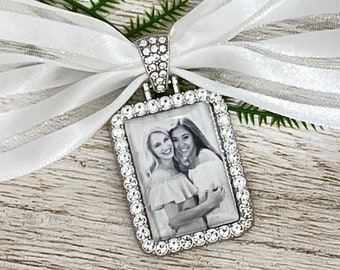 Brides Wedding Bouquet Photo memorial charms Custom Made with your photos Bridal shower gift