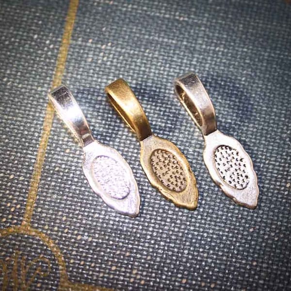 Bronze Necklace Bail Etsy