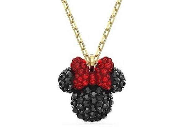 Minnie Mouse Necklace Disney Jewelry 