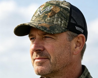 Gorra de béisbol de verano con estampado de camuflaje para hombre — Gorra de béisbol para exteriores que protege del sol — Un gran regalo para papá o tu novio.