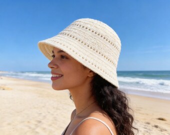 Eric Javits Lily J Woven Straw Hat Sun Beach Round Kettle Brim Trim Plaid Band Eric Javits | Accessories | Eric Javits Lily J Woven Straw  main image 3