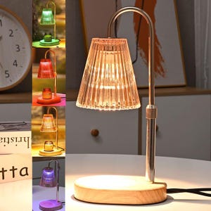 Lampa podgrzewająca świece z timerem i ściemniaczem, zawiera pojemnik na wosk do świec, dekoracja do domu, prezent na Dzień Matki