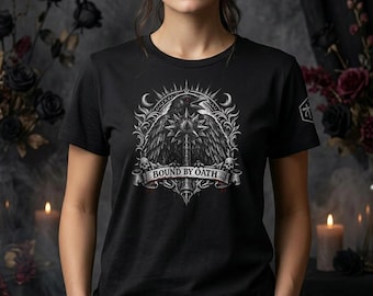 Lojalitet står vakande | Bunden av ed | Gotisk t-shirt | TALINRIDGE