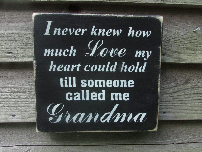 Country Home Decor Wood Signs Family Sign Grandmother Sign Etsy