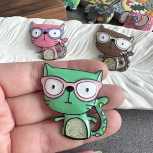 4 Colors Animal Cat Cartoon Children Cabinet Knob Pull – drawer Hardware (40x39mm)-XBYZ066
