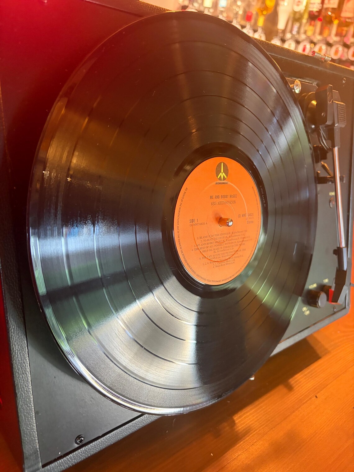 Me And Bobby McGee Kris Kristofferson LP Album Vinyl 1971 Vintage Record Z 30817, foto 3 di 5