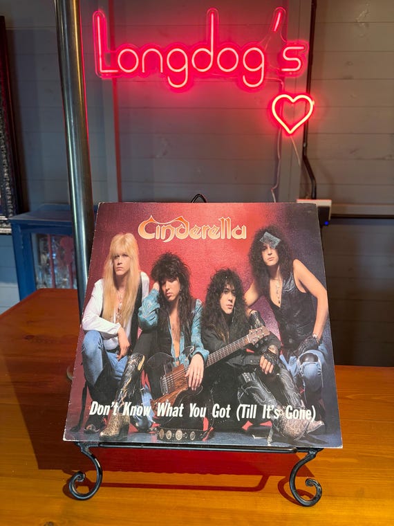 Cinderella Don’t Know What You Got (Till It’s Gone) 12” Vinyl Single 1988 Vintage Record VERX43