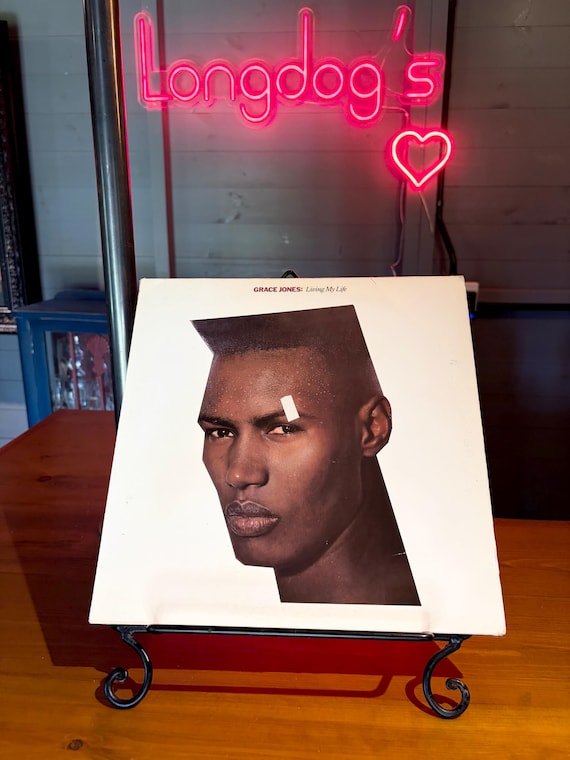 Grace Jones Living My Life LP Album Vinyl In Excellent Condition! 1982 Vintage Record ILPS 9722