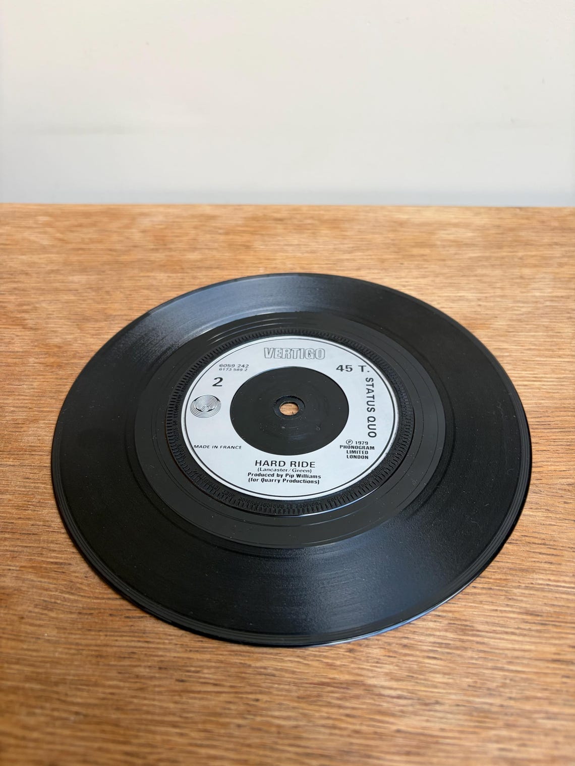 Status Quo Whatever You Want 7” Vinyl Single Vintage Record, foto 4 de 5