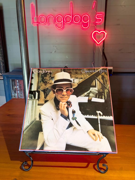 Elton John’s Greatest Hits LP Album Vinyl Vintage Record DJLPH442