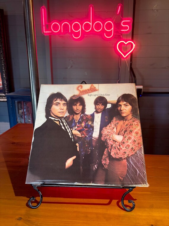 Smokie Bright Lights And Back Alleys LP Album Vinyl 1977 Vintage Record SRAK530