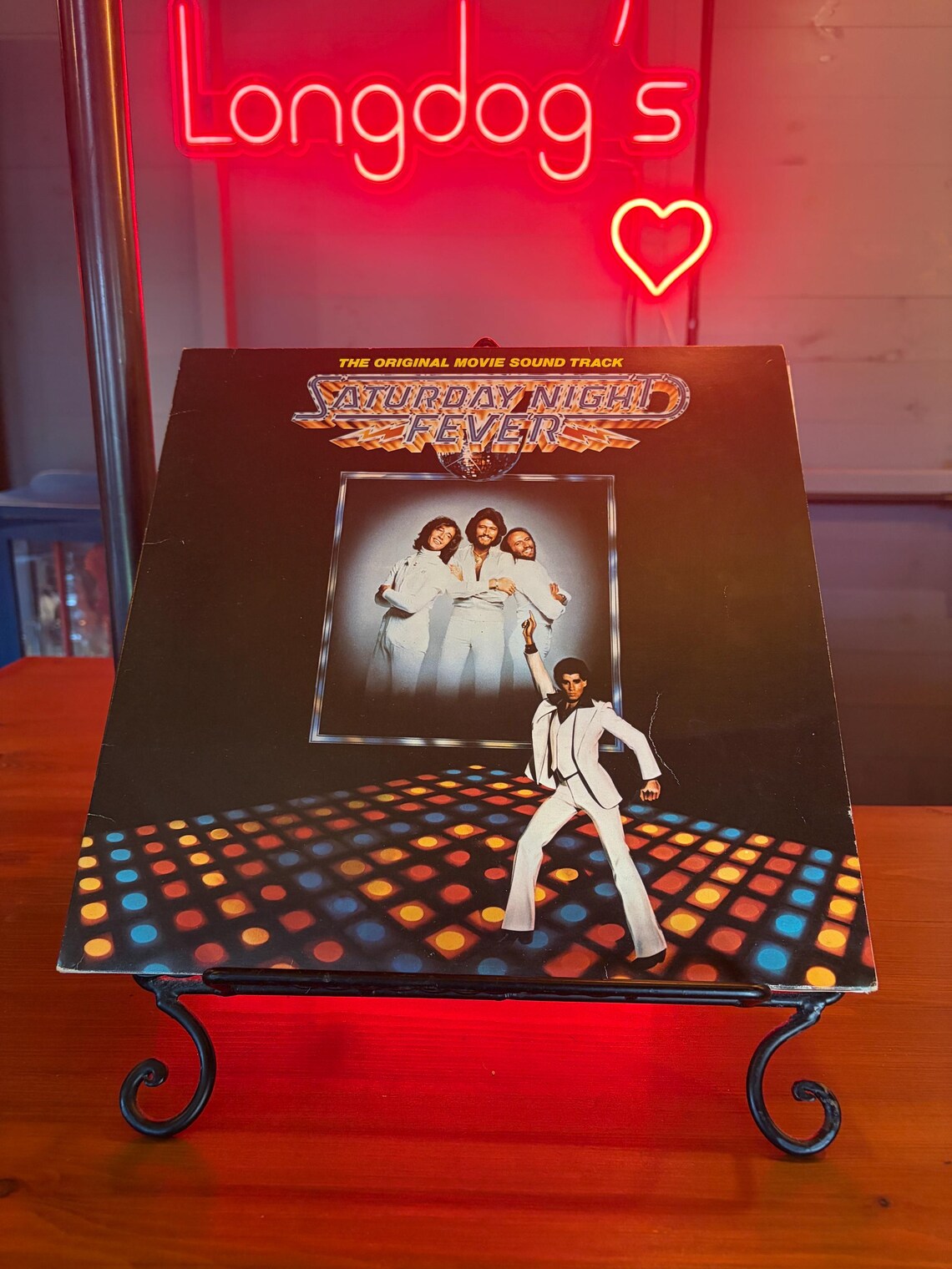 Saturday Night Fever LP Album Vinyl 1977 Vintage Double Record Movie Soundtrack 2658 123, foto 1 di 5