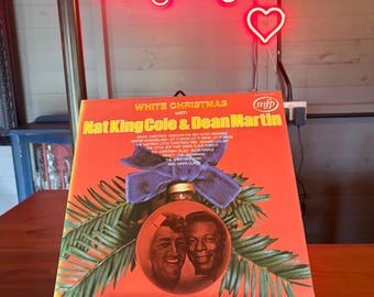 Nat King Cole And Dean Martin White Christmas LP Album Vinyl Vintage Soul Record MFP 5224 Stereo