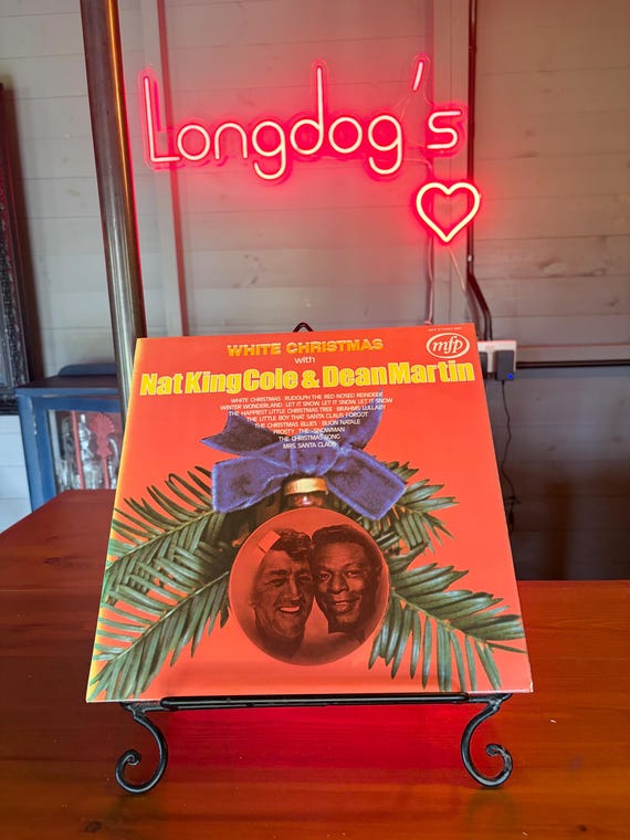 Nat King Cole And Dean Martin White Christmas LP Album Vinyl Vintage Soul Record MFP 5224 Stereo