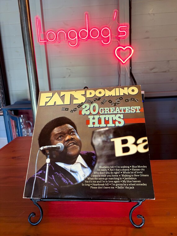 Fats Domino 20 Greatest Hits LP Album Vinyl Vintage Record In Excellent Condition EV 004 Stereo