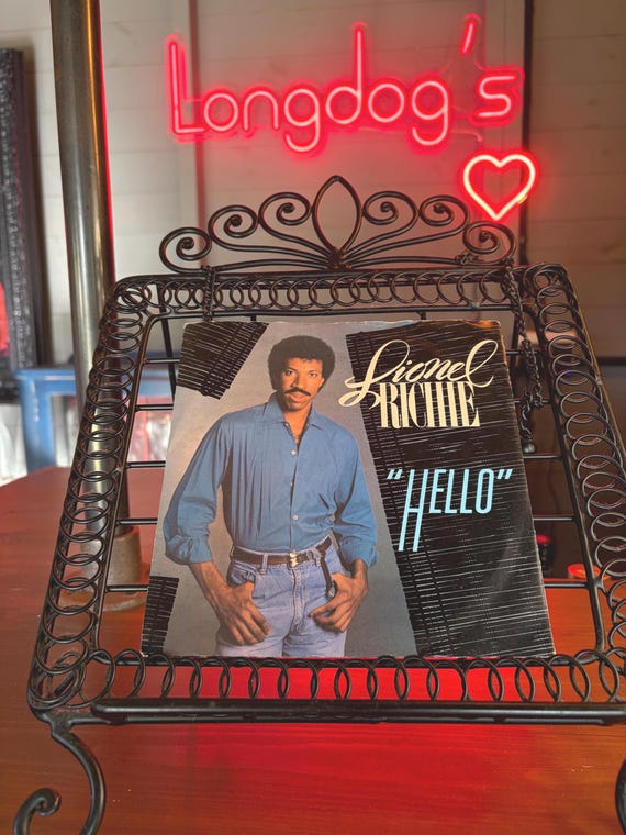 Hello Lionel Richie 7” Vinyl Single Vintage Record