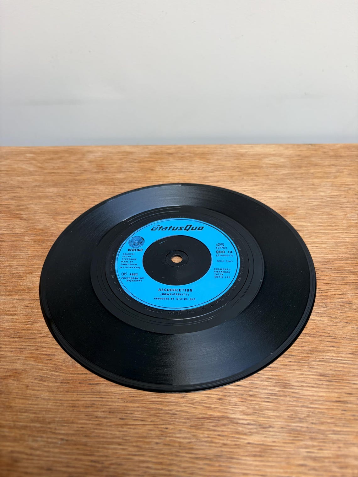 Status Quo Marguerita Time 7” Vinyl Single Vintage Record, foto 4 de 5