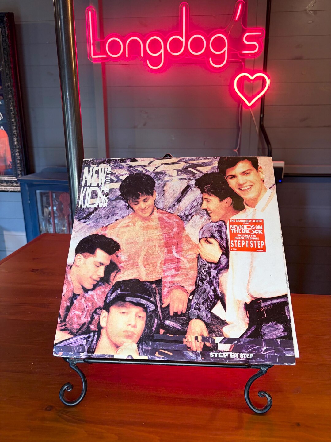 Step by Step New Kids on the Block LP Album Vinyl 1990 Vintage Record ...