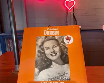 Deanna Durbin Movie Songs LP Album vinyle 1971 bande originale record MCL 1668