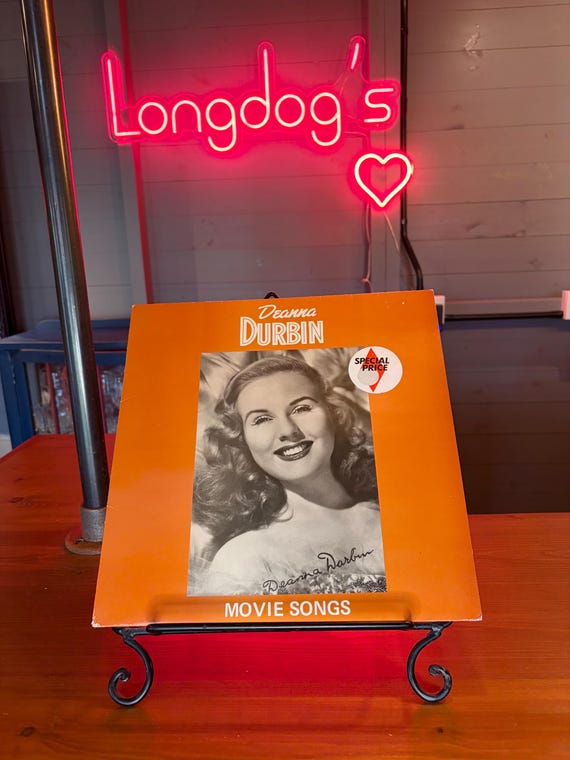 Deanna Durbin Movie Songs LP Album Vinyl 1971 Vintage Soundtrack Record MCL 1668
