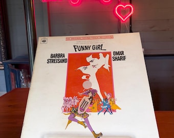 Banda sonora de la película Funny Girl, álbum de vinilo LP, disco de cine vintage CBS 70044