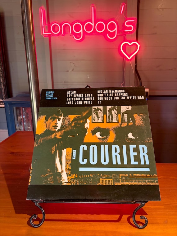 The Courier LP Album Original Movie Soundtrack Vinyl In Near Mint Condition! 1988 Vintage Record V2517