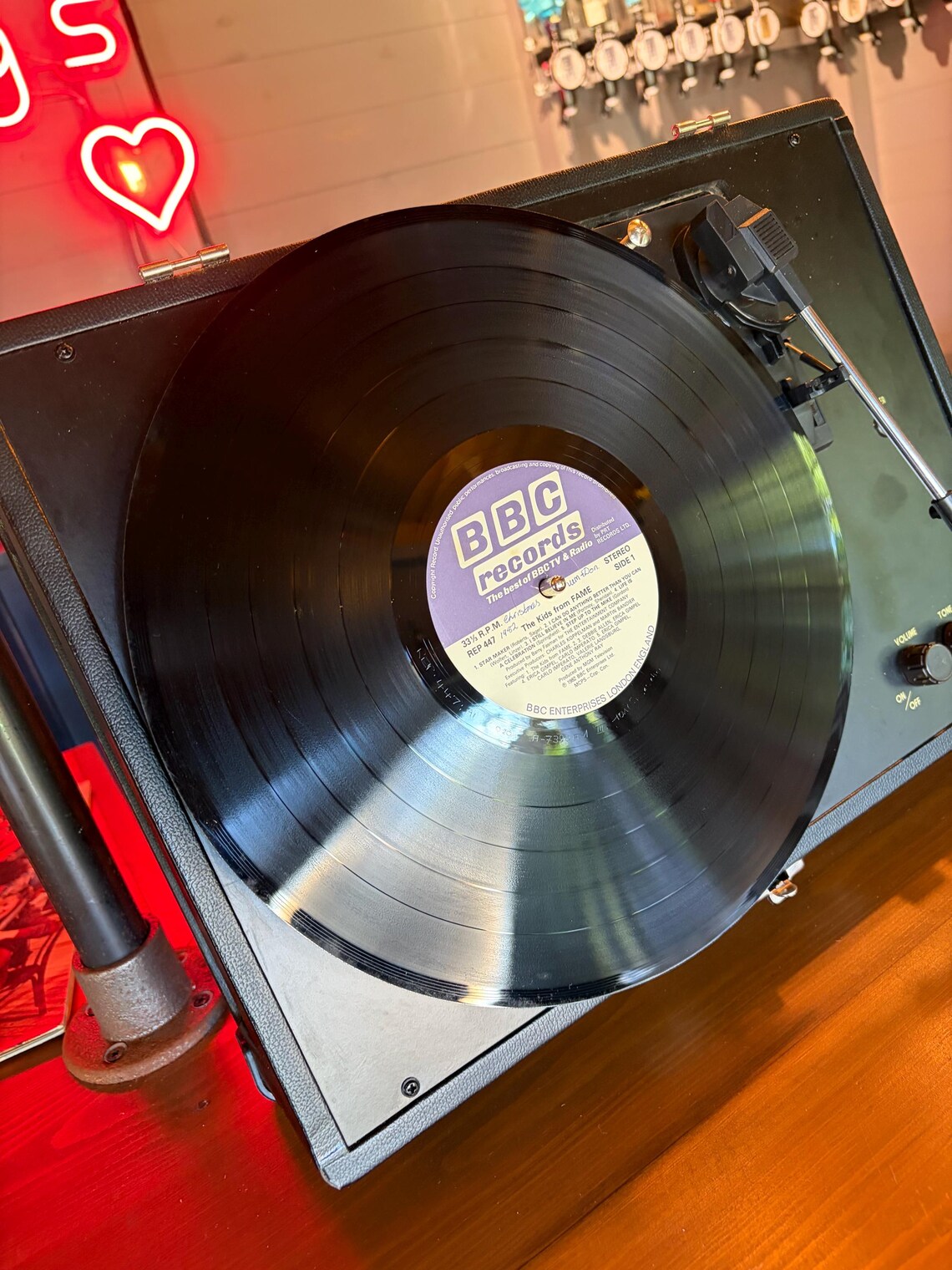 The Kids From Fame LP Album Vinyl Vintage Pop Record REP 447 1982 TV Show Soundtrack, foto 4 di 5