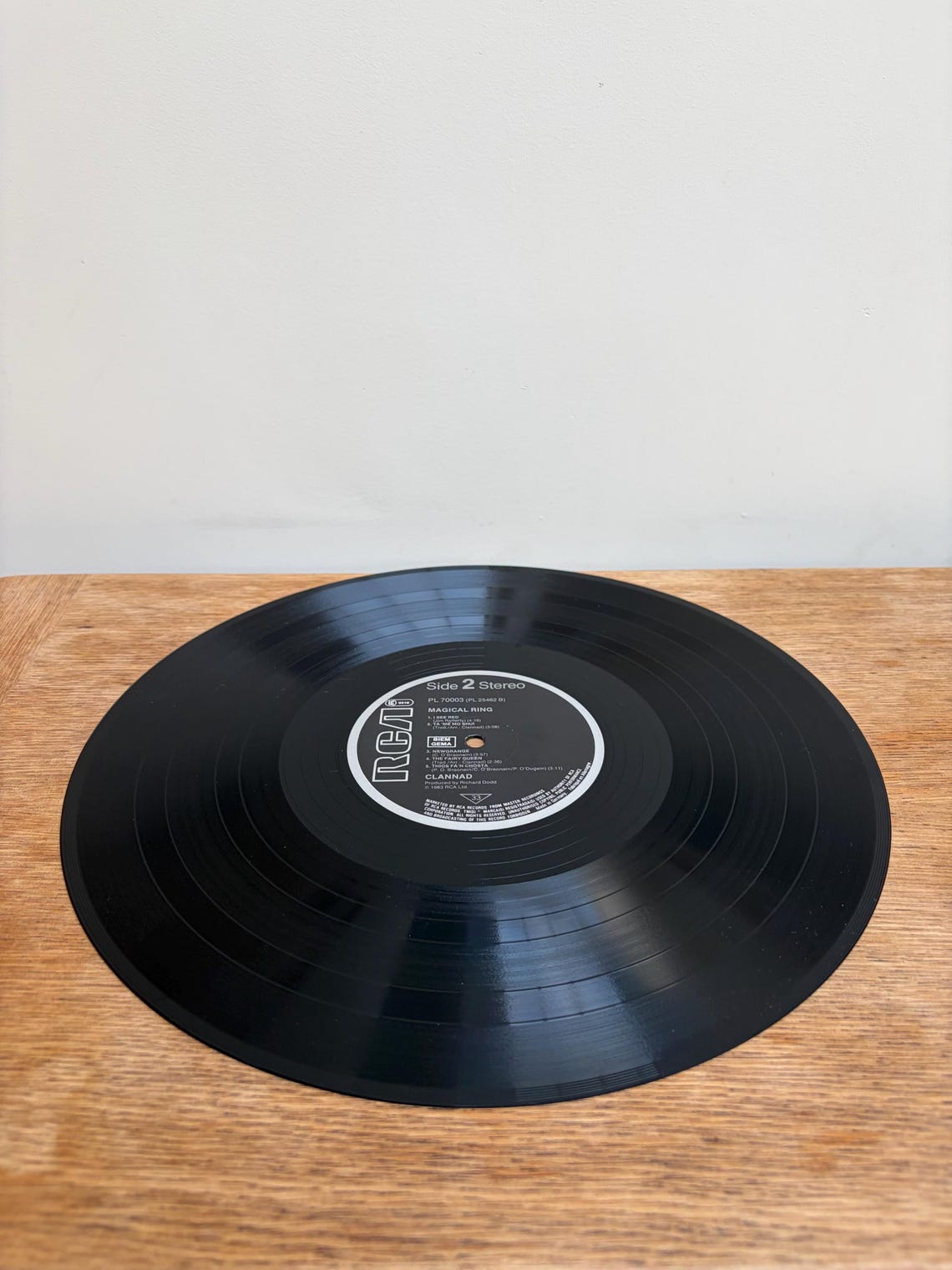 Clannad Magical Ring LP Album Vinyl In Excellent Condition! 1983 Vintage Record PL7003, foto 3 di 5