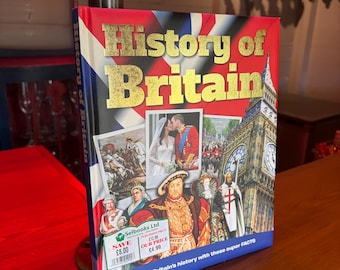 Historia de Gran Bretaña Libro antiguo Igloo Books Guía histórica para turistas y visitantes del Reino Unido Recuerdos