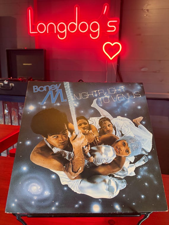Boney M Nightflight To Venus LP Album Vinyl Vintage Record KSD 50498 1978 Canadian Pressing