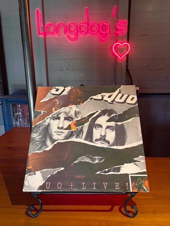 Status Quo UO+ Live LP Album Double Vinyl In Excellent Condition! 1977 Vintage Record 9286687