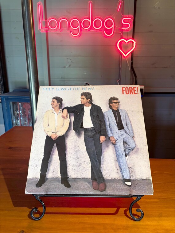 Fore! Huey Lewis And The News LP Album Vinyl 1986 Vintage Record 830436-1